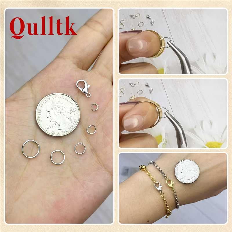 Jump Rings Jewelry Making Kit - 1200 Pcs -4