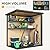 DWVO 51 cuft Outdoor Storage Shed with 2 Shelves, Weatherproof Vertical Tool Shed with Floor & Lockable Doors, Sturdy Double-Wall Plastic Cabinet for Garbage Cans and Garden Equipment (Brown)