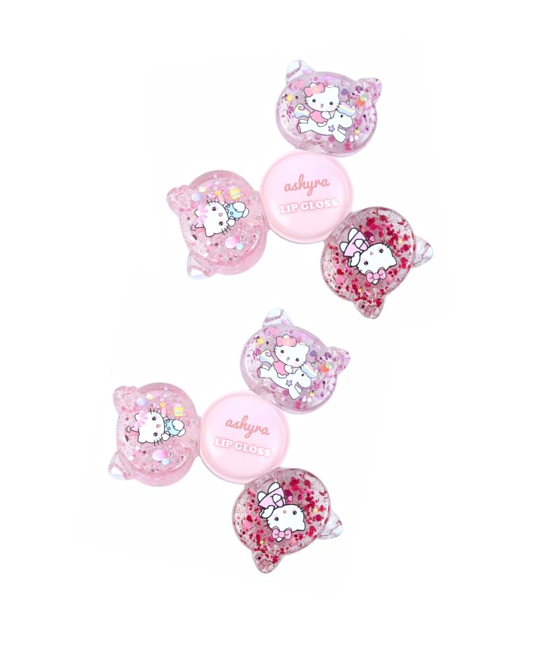 Ashyra Lip Gloss Fidget Spinner Set – Cute Character Design, Shiny Gloss, Sensory Fun (Pack of 2)-picture-40