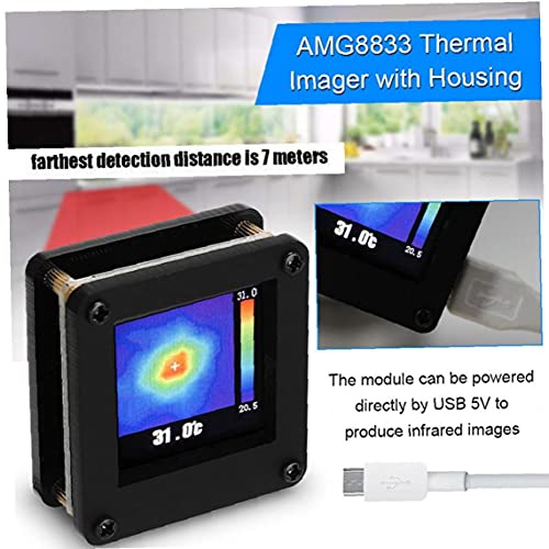 Hardware-Thermobildner-Thermografie-Thermograph-Kameras-Temperatur AMG8833 IR-Infrarot-Wärmebildkamera – Bild 3