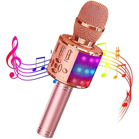 Wowstar Karaoke - Micrófono para niños, inalámbrico Bluetooth Cover