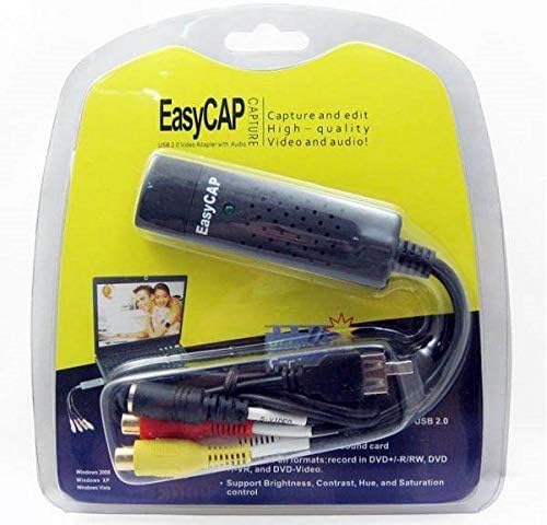 وصلة EasyCap الخاصة بنقل الفيديوهات من الكاميرات و الرسيفر للحاسب