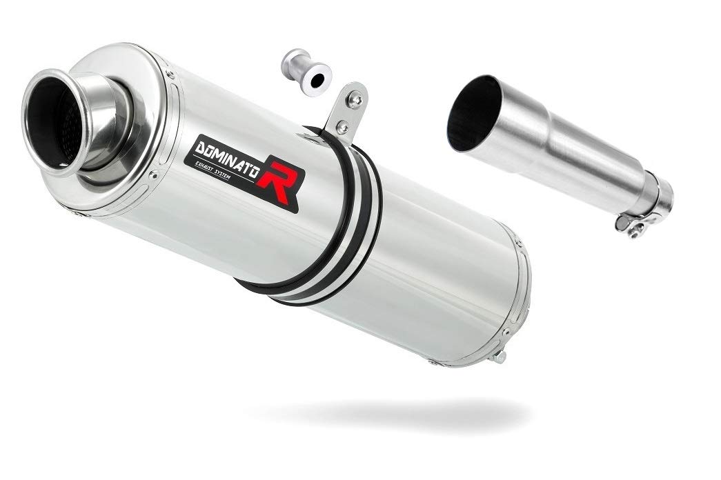 DOMINATOR Silenciador Escape ST compatible con Terra Adventure 125 2008-2015