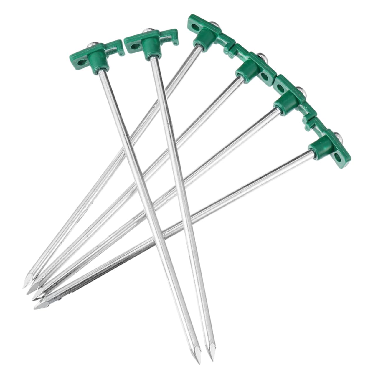 Piquets de tente piquets de sol de tente en acier pour bâche et clous de camping
