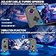 Phone Controller für iPhone/Android Support Phone Case, Mobile Controller mit RGB-Licht, Upgraded Joysticks, Batterie, Turbo, Daumengriffe Handheld Gaming Gamepad, Keylinker APP