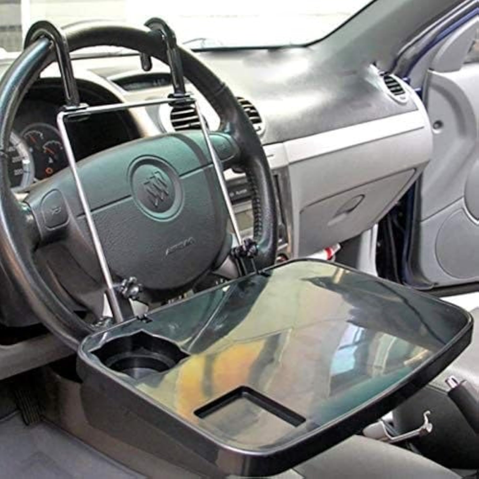 Portable Foldable Car Steering Wheel Desk, Multipurpose Tray