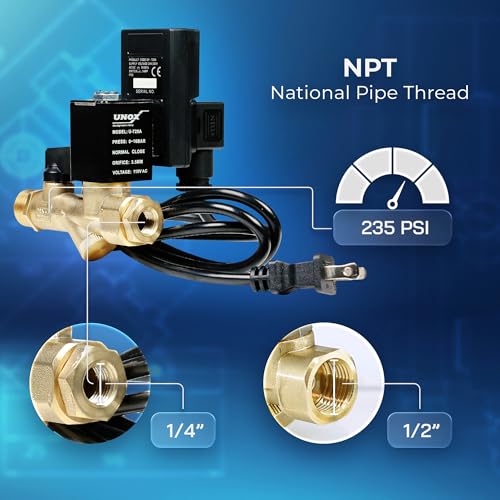 UNOX 110V Electronic Drain Valve