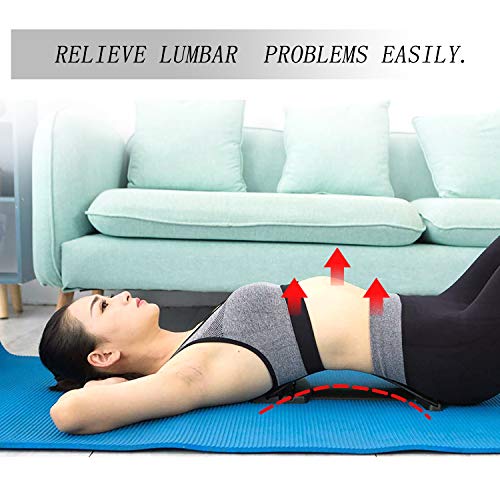 Gxhong Rugstretcher Rugstretcher Back Stretcher, rugtrainer voor onder en boven lendenwervelkolom… - Image 4