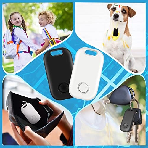 6 Pcs Key Finder Smart Trackers Tracking Bluetooth Tracker for Keys