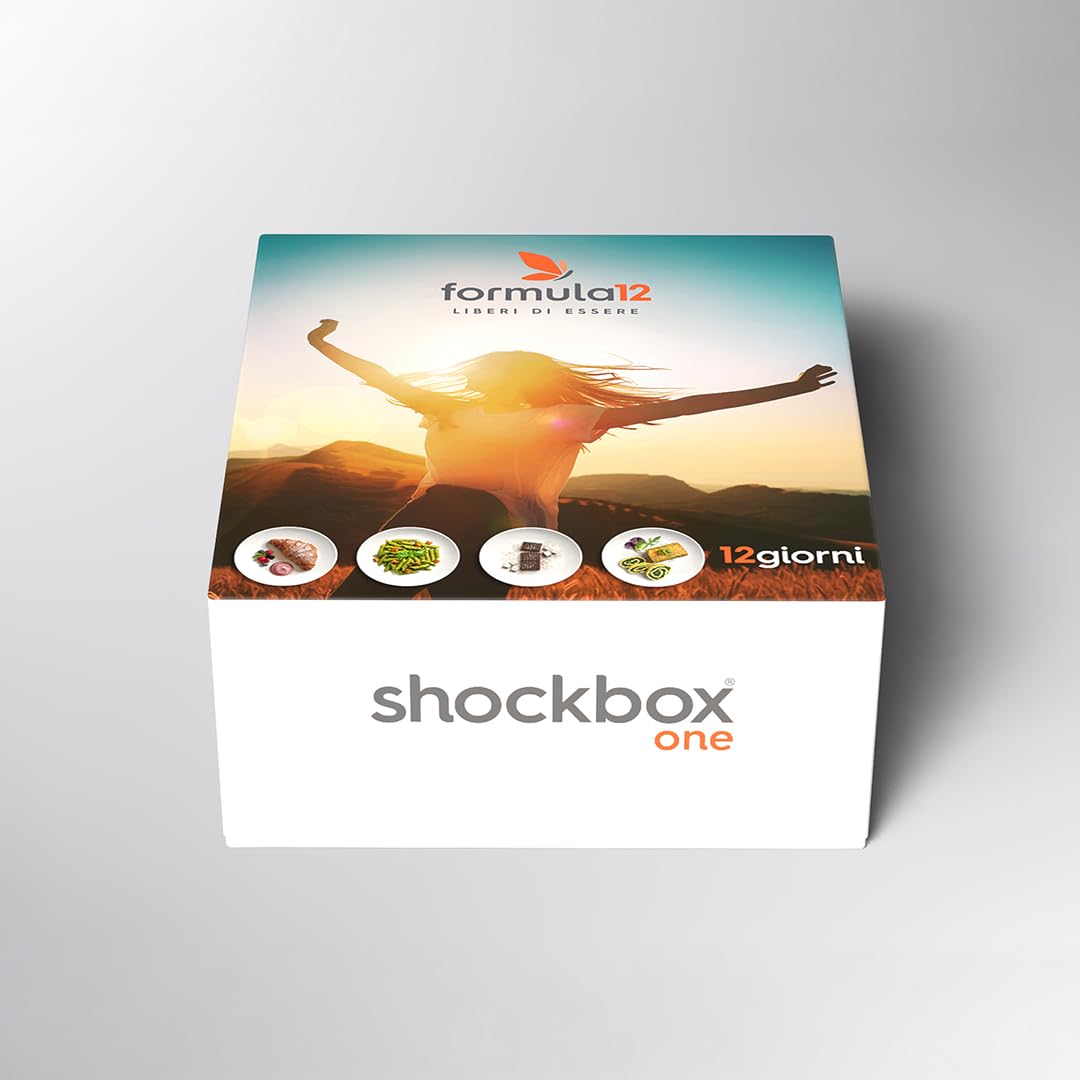 Shockbox One Formula12 - Kit dimagrante - 12 giorni - Colazione - Pranzo - Merenda - Cena - Dieta chetogenica
