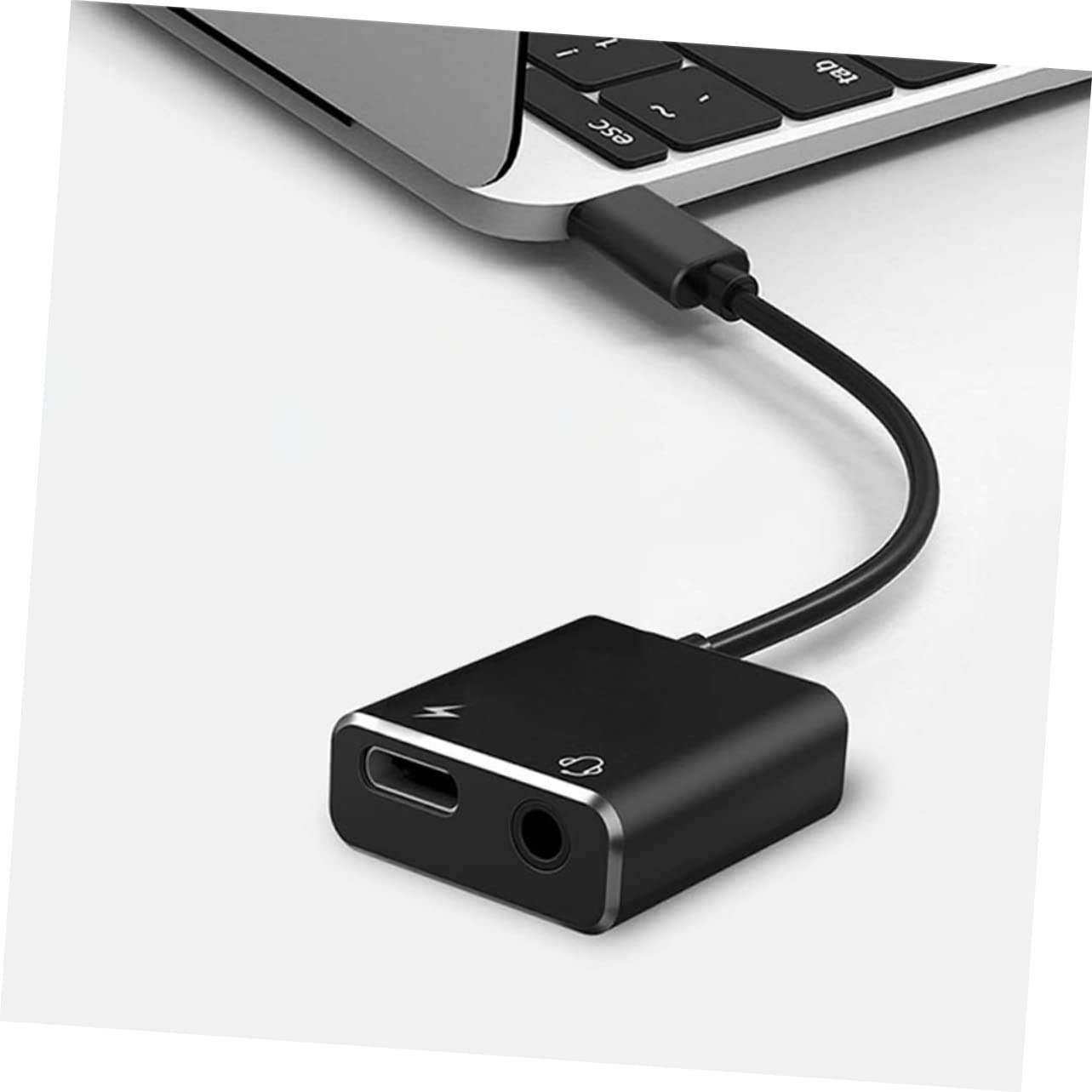 Hemobllo 4stücke USB c Zu Audioadapter Mit Pd Schnellladung Tragbarer USB c Splitter Für Kopfhörer Mikrofon Kompatibel Mit Smartphones Tablets Pcs Langlebiges Design