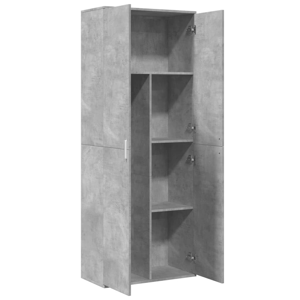 Générique Buffet Haut Gris béton 70x35x180 cm Bois d'ingénierie,Meubles, Armoires & Meubles de Rangement, Casiers & armoires de Rangement, Gris (Poids 51.88KG)