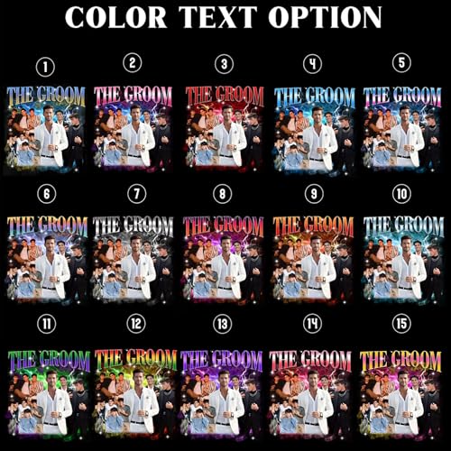 UrbanNEST Personalized Groom Shirts for Men, Custom Bootleg Rap Tee, Groom to Be Shirt, Gifts for Men Getting Married 20254