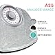 Adamson A25 Analogwaage - NEU - bis 180kg, rutschfeste Gummioberfläche, extra große Ziffern, hochpräzise Personenwaage Analog, langlebig, 20-Jahre Support für Haushalt, Schlafzimmer, Bad - Grey Rug