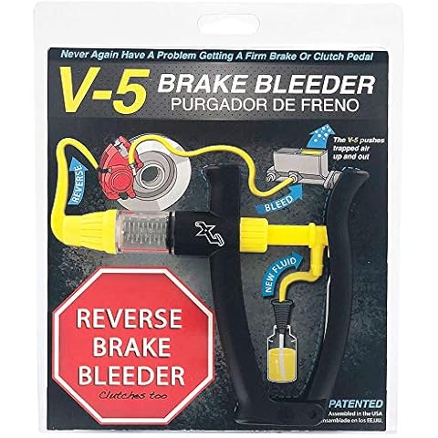 Phoenix Systems (2104-B) V-5 Reverse Brake Bleeder, Light Duty One Person, Fits all makes and models Cover