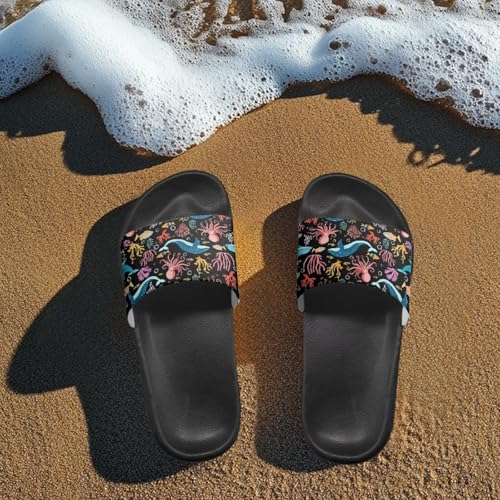 JoyLamoria Women Animal Design Slides House Sandals for Cloud Slippers Thick Sole Cushioned Non-Slip Bathroom Pool Beach Summer3