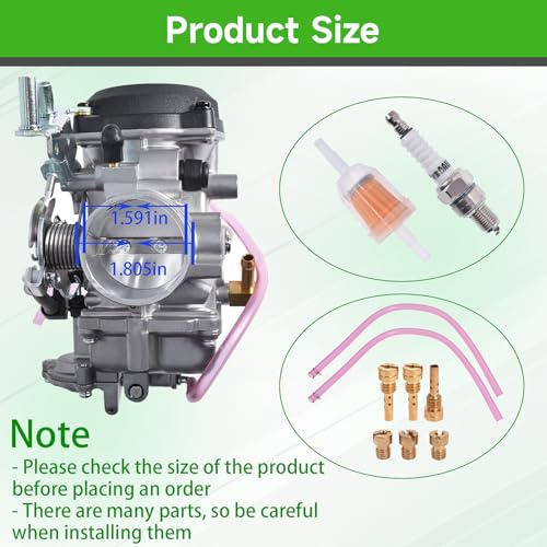Image of CV40 40mm Carburetor Replacement for Sportster 883 XL883 1200 XLH1200 Softail Dyna Touring Super Glide Replacement for 27421-99C 27421-99A 27490-04 27465-04