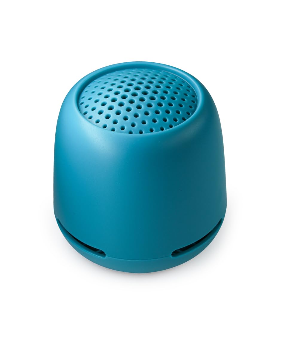 Boompods Zero XL Ocean Taşınabilir Bluetooth Hoparlör - IPX7 Su Geçirmez Duş Hoparlörü, 9 Saat Pil Ömrü, Mikrofon ve Çift Eşleştirme, Dış Mekan, Seyahat ve Havuz için Küçük Kablosuz Hoparlörler