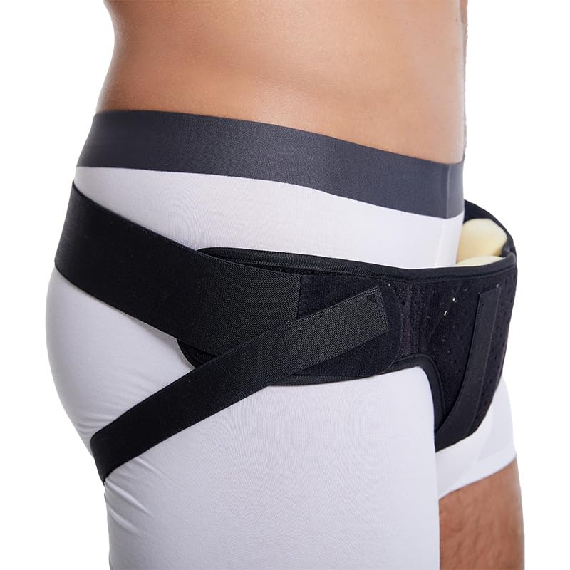 Faja para Hernia Masculina Ajustable Ibluelover XL miniatura 4