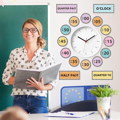 Tableaux d'affichage chiffres pastels Whaline pour décoration de classe