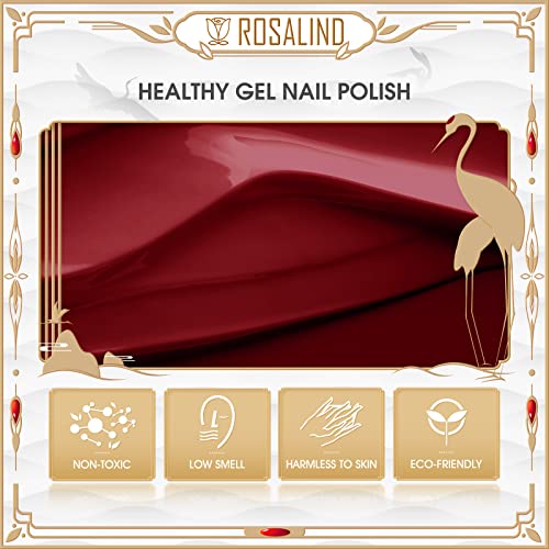 ROSALIND UV Nagellack Set, 20 Farben Schellack Nagellack Gel Nagellack Set, Farbgel für Gelnägel UV LED Soak Off Nail… – Bild 6