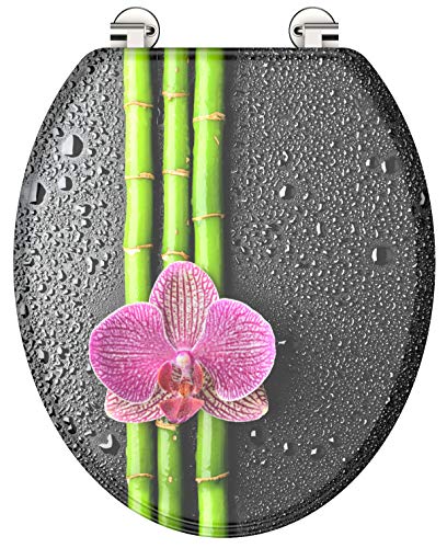 Preisvergleich Produktbild SCHÜTTE 80021 MDF WC-Sitz Asia, Holzkern