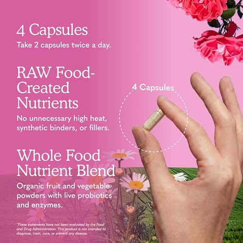 Garden of Life Vitamin Code Women 50 & Wiser Multivitamin – Whole Food Women’s Vitamins with Probiotics, Digestive Support, Immune Support, Non-GMO, Gluten-Free, Kosher, 240 Capsules - Image 6