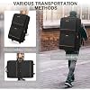 Rexmica DJ Controller Bag Backpack with Wheels Compatible with Pioneer XDJ RX2/ XDJ RX3/ XDJ-RX/DDJ FLX10/ DDJ REV7/ DDJ 1000, Wheeled DJ Carrying Case with 2 Accessory Pocket, Padded DJ Mixer Bag