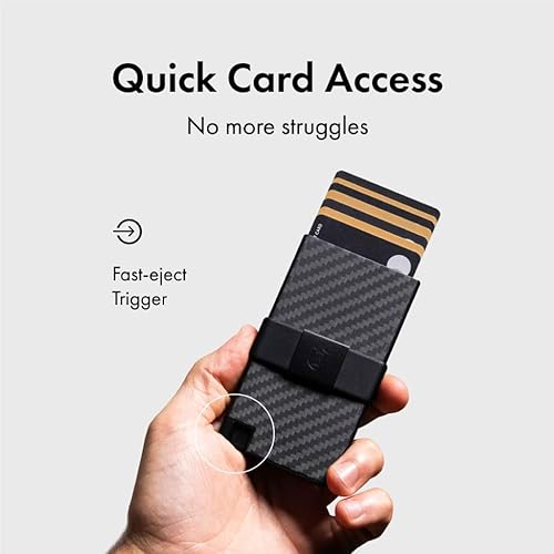 Miniatura 2 de Ekster Aluminum Cardholder Wallet for Men Metal Wallets with RFID Blocking Layer Slim & Minimalist Aluminum Wallet with Push Button for Quick Card