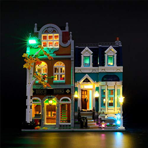 Sugeren LED-Beleuchtungsset für LEGO Creator Expert Bookshop 10270, LED-Beleuchtungsset Kompatibel mit Lego 10270…