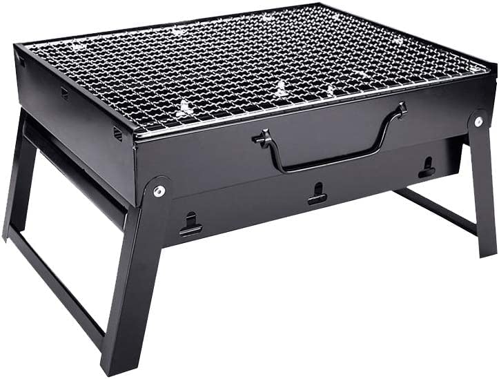 Delopik Portable Charcoal BBQ Grill Couple Family Party Outdoor Camping bbq tool Environmental protection Health