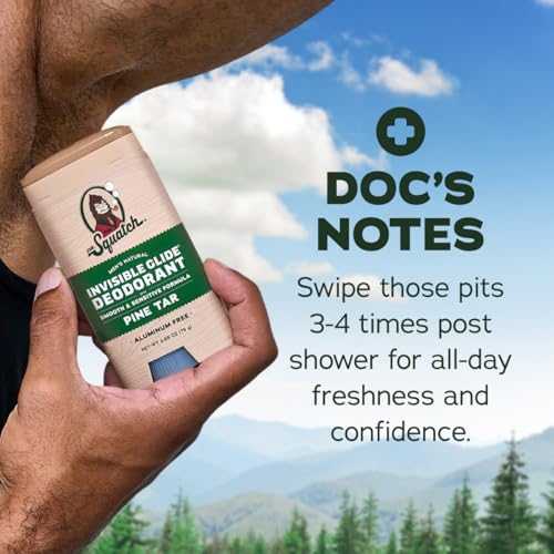 Dr. Squatch Invisible Glide Natural Deodorant Men, Aluminum Free (2-Pack) - image 8