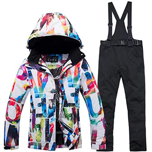 decathee Women's Waterproof Ski Snowboard Jacket Windproof Winter Warm Snow Mountain Rain Coat