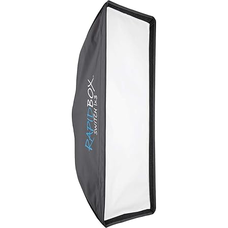 Westcott Rapid Box Switch 1x3 Portable Photography Studio and On Location Stripbank Softbox - Compatible with Multiple Photography Lighting Brands