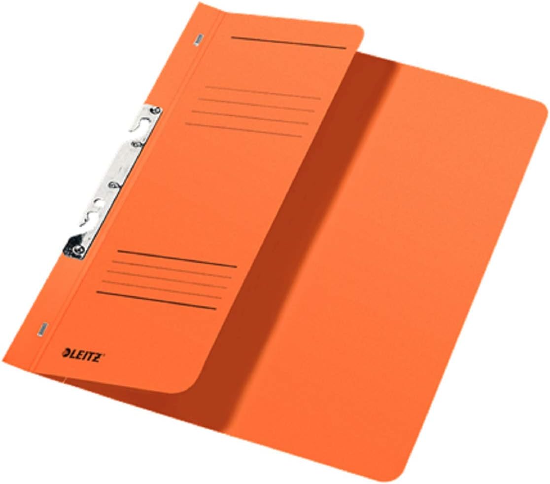Esselte Leitz Slotted, 1/2 Cut Front Cover A4 kfm. Heftung, Document Box, Orange