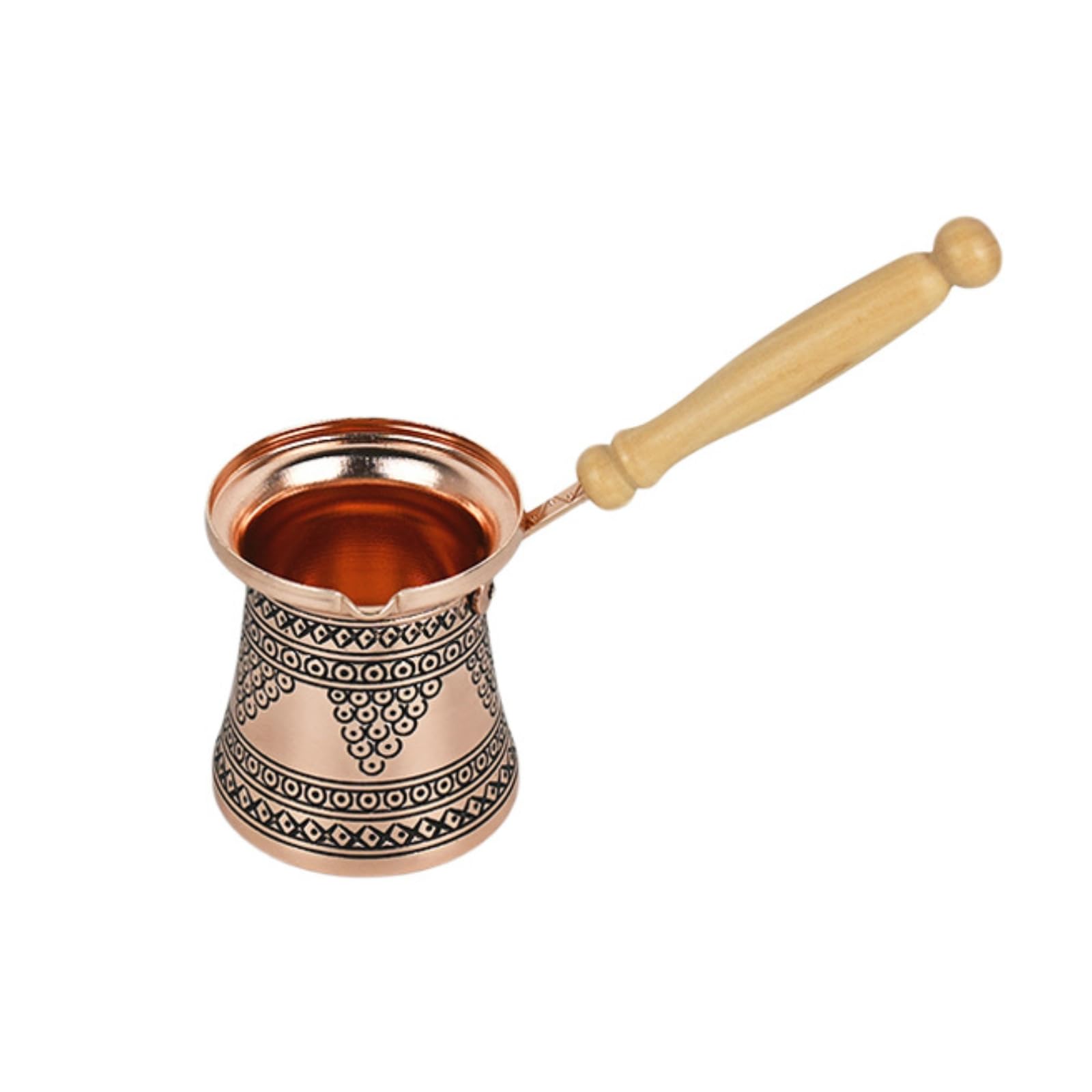 Traditionell Kaffeekanne | Kanne, praktischer integrierter Ausguss, Geschirr, für Kaffeeritual, Camping, getränkFans, Kaffeeliebhaber