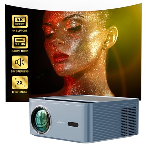 Image of Lifelong Electronics PixelBeam Smart Projector | Android, 1080P Full HD Native & 4K Ultra HD Support | 7500 Lumens | for Room & Outdoors | All OTT Apps | WiFi /BT, Mirroring, USB, HDMI, Speakers