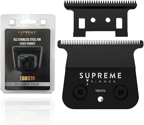 Supreme Trimmer Reemplazo DLC T-Blade para recortadora Vader ST3778 TBD370 Grafito