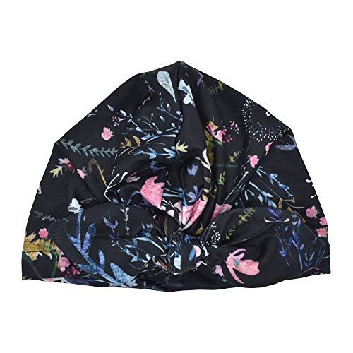 Bebamour Bandeau en coton doux pour bébé -  Noir - Taille Unique