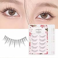 ❤️ラスト１点❤️ つけまつげ ナチュラル 柔らかいまつげ 人気 黒自然 Amazon | つけまつげ ナチュラル人気 上まつげ 短い 濃い 人気黒