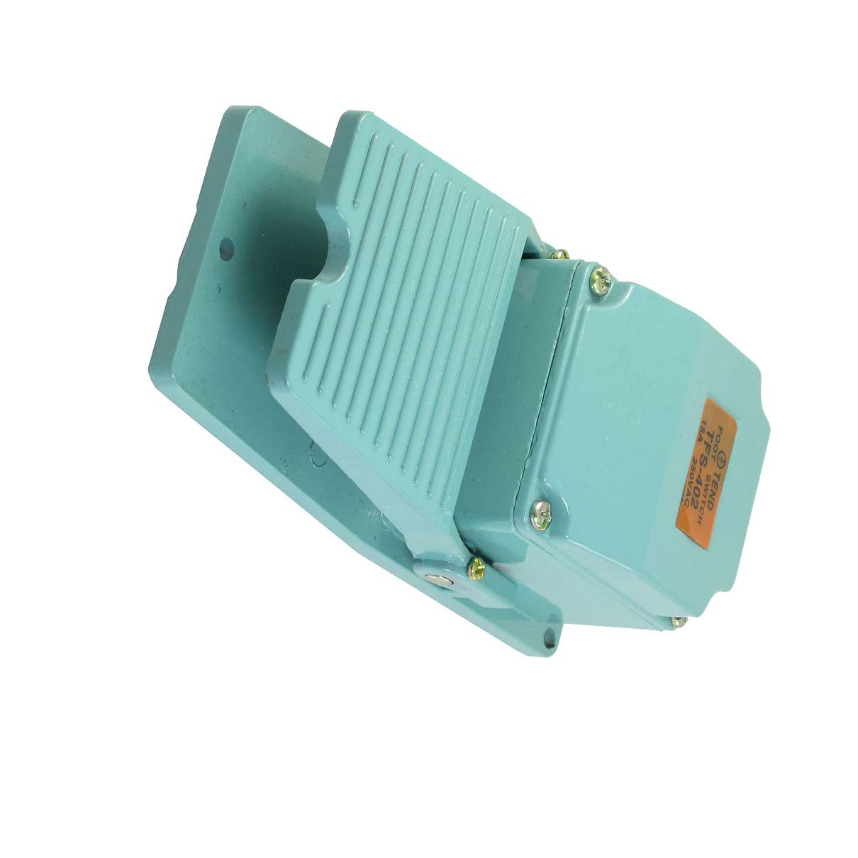 Aexit AC 250V 15A Metal Momentary Industrial Power Stomp Foot Pedal Switch (26203f4ade7fcdc20b87ba6b097ea780)