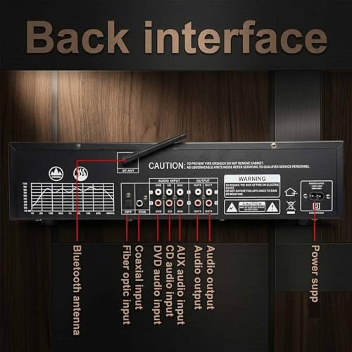 Ecualizador gráfico profesional de 31 bandas, ecualizador estéreo digital de audio con pantalla dinámica de espectro y reducción de ruido miniatura 7