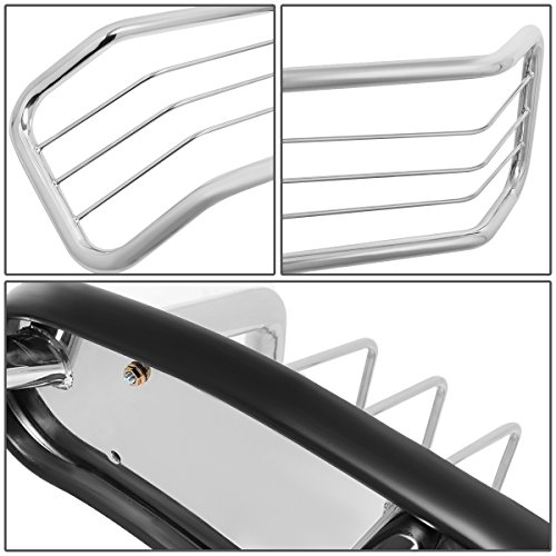 Image of DNA Motoring GRILL-G-073-SS Front Bumper Headlight /Grille Brush Guard Compatible with 14-18 Silverado 1500