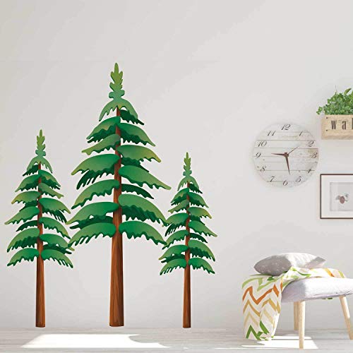 My Wonderful Walls Pine Tree Wall Decals - Set of 3