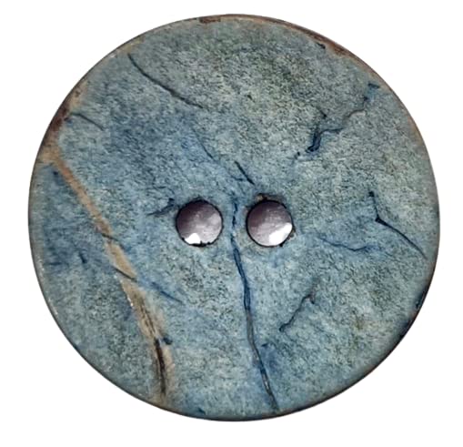 Kokosnussknöpfe 50mm - 3er Set Natur Schwarz Aus Kokosschale