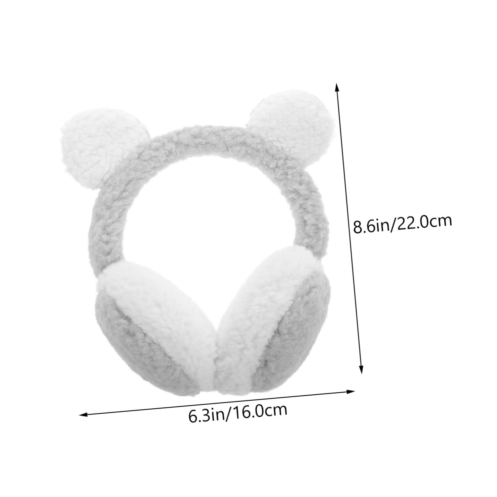 LIFKOME Plush Winter Ear Muffs for Cute Warm Ear Covers with for Cold Weather Outdoor Activities Comfortable Durable Plush Headband Earmuff