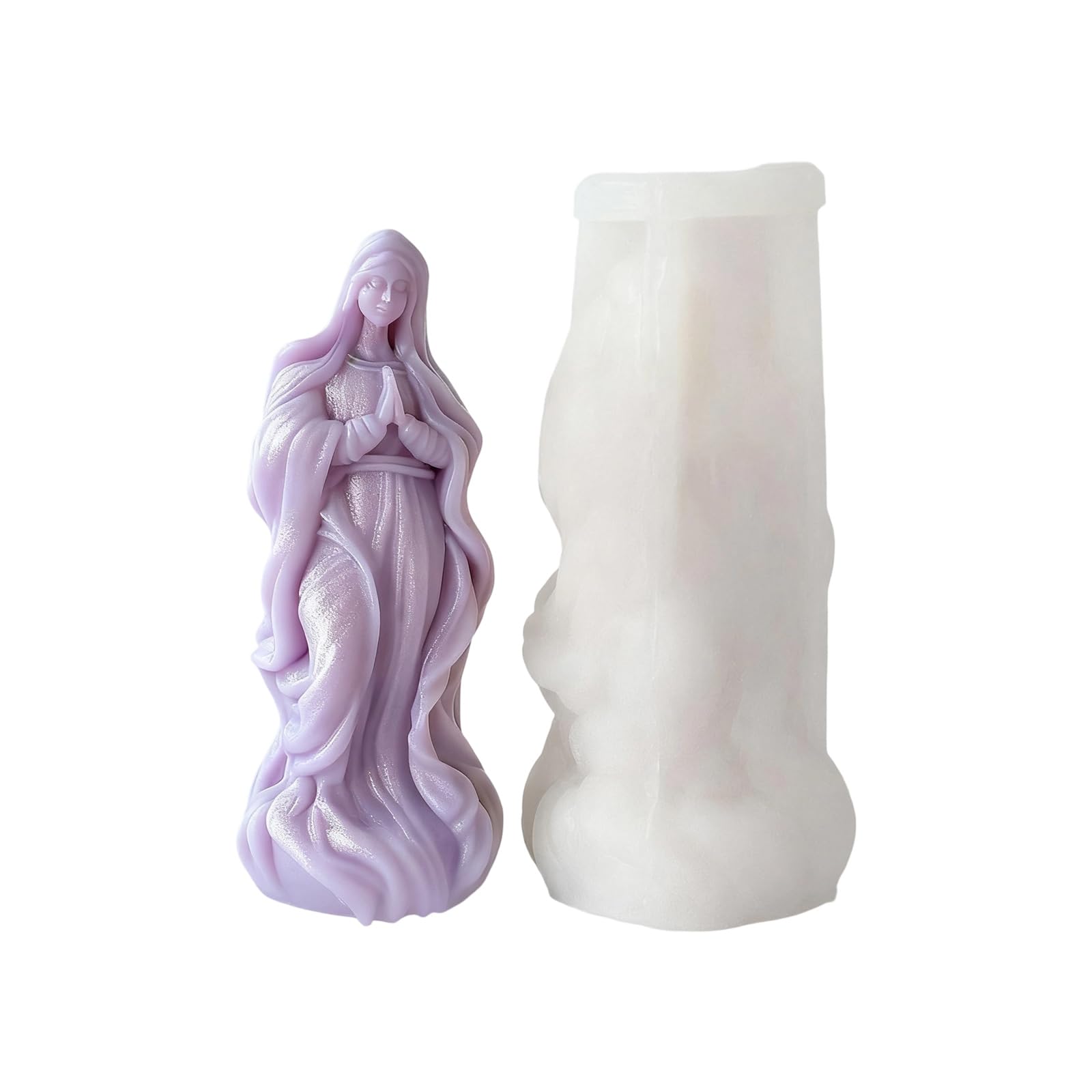 Jazuaiao Flexible Silicone Face Casting for Plasters Cement Artisanal Projects and Decoration Portrait Cement
