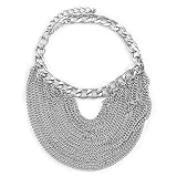 AKOAK 2 tobilleras (1 par) punk de oro con flecos, tobilleras geométricas de personalidad retro, tobillera de cadena dorada de tacón alto multicapa para mujer, cadena de tobillo de moda para discoteca