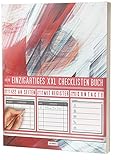  Mein Einzigartiges XXL Checklistenbuch: 122 A4-Seiten, Softcover, Register uvm. / Für To Do\'s und Listen / PR501 „Sketching“