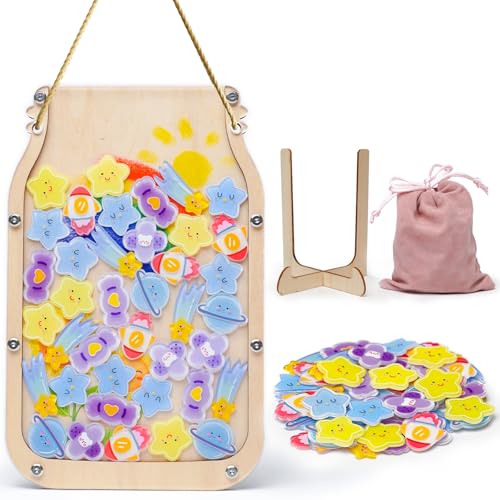 Bemaystar 45 Pcs Reward Star Jar Classroom: Large 5.5 x 8.7